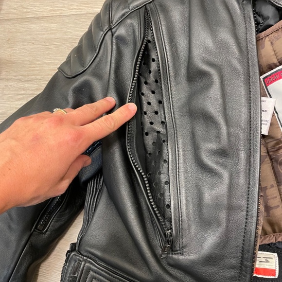 Leather Motorcycle Jacket - Picture 6 of 14